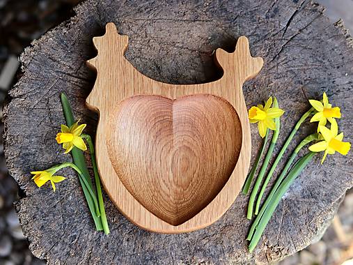 Dubová miska "sliepočka"