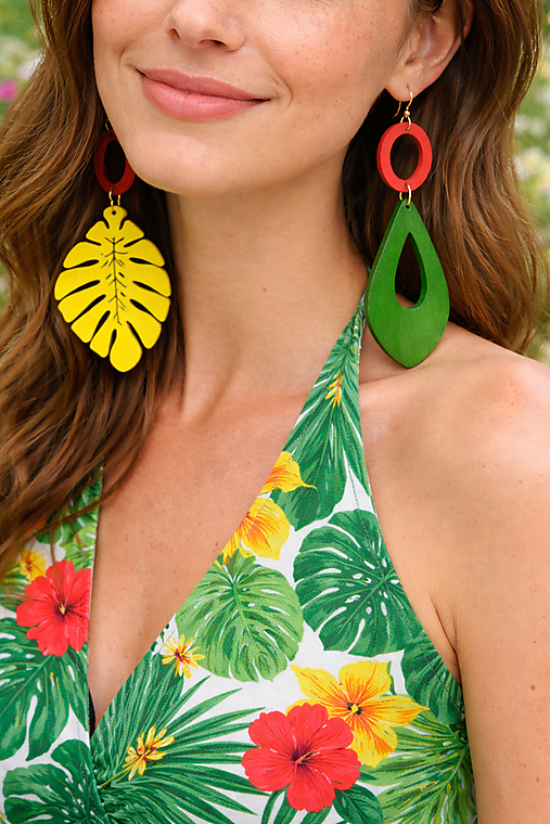 Asymetrické náušnice "Inga"