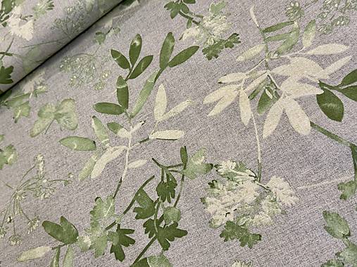 BAVLNA DEKOR LONETA / ZELENE LISTY