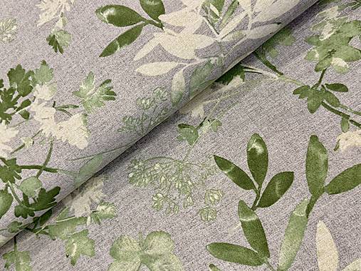 BAVLNA DEKOR LONETA / ZELENE LISTY