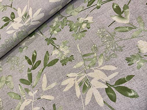 BAVLNA DEKOR LONETA / ZELENE LISTY