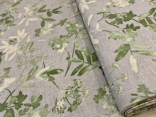 BAVLNA DEKOR LONETA / ZELENE LISTY