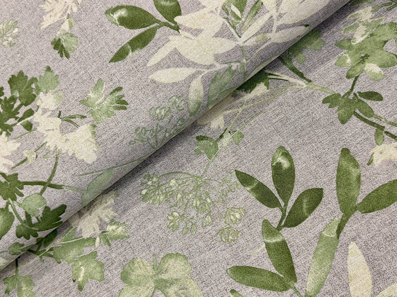 BAVLNA DEKOR LONETA / ZELENE LISTY