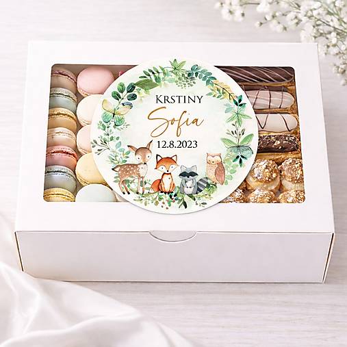 Nálepky "Radostníky"  lesné zvieratká