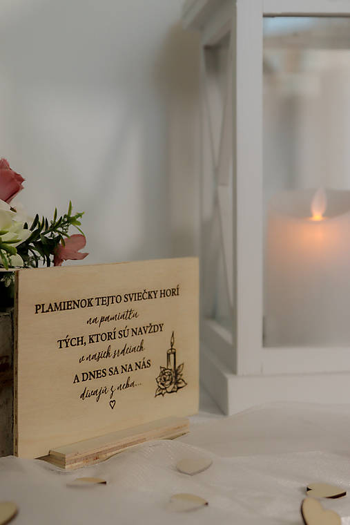 Tabuľky - Tabuľka ku sviečke - 18221994_