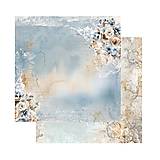 Papier - Scrapbook papier 8x8 In shades of blue - 18223345_