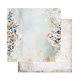Papier - Scrapbook papier 8x8 In shades of blue - 18223346_