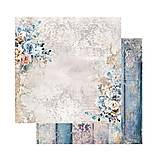 Papier - Scrapbook papier 8x8 In shades of blue - 18223347_