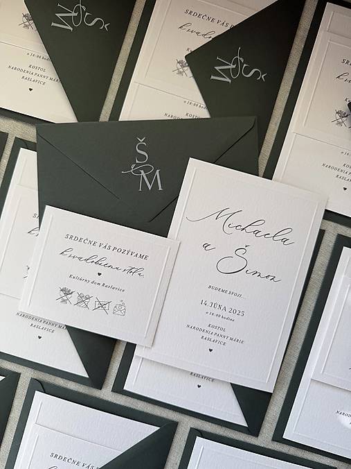 Papiernictvo - Svadobné oznámenie 312 minimalist - 18223196_
