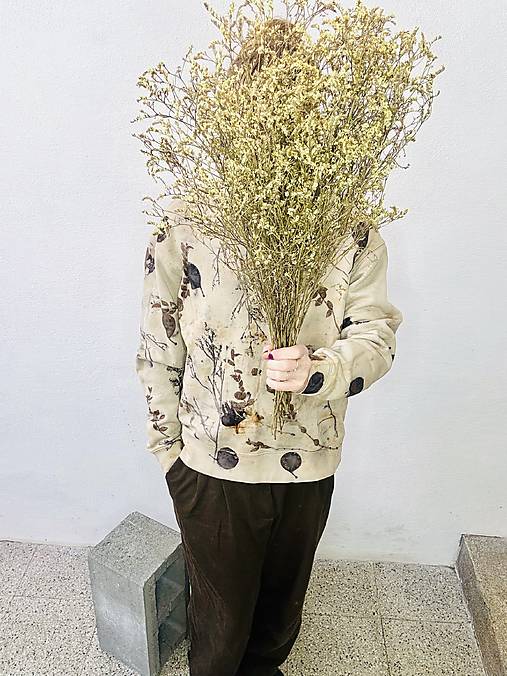 mikina ecoprint svetla