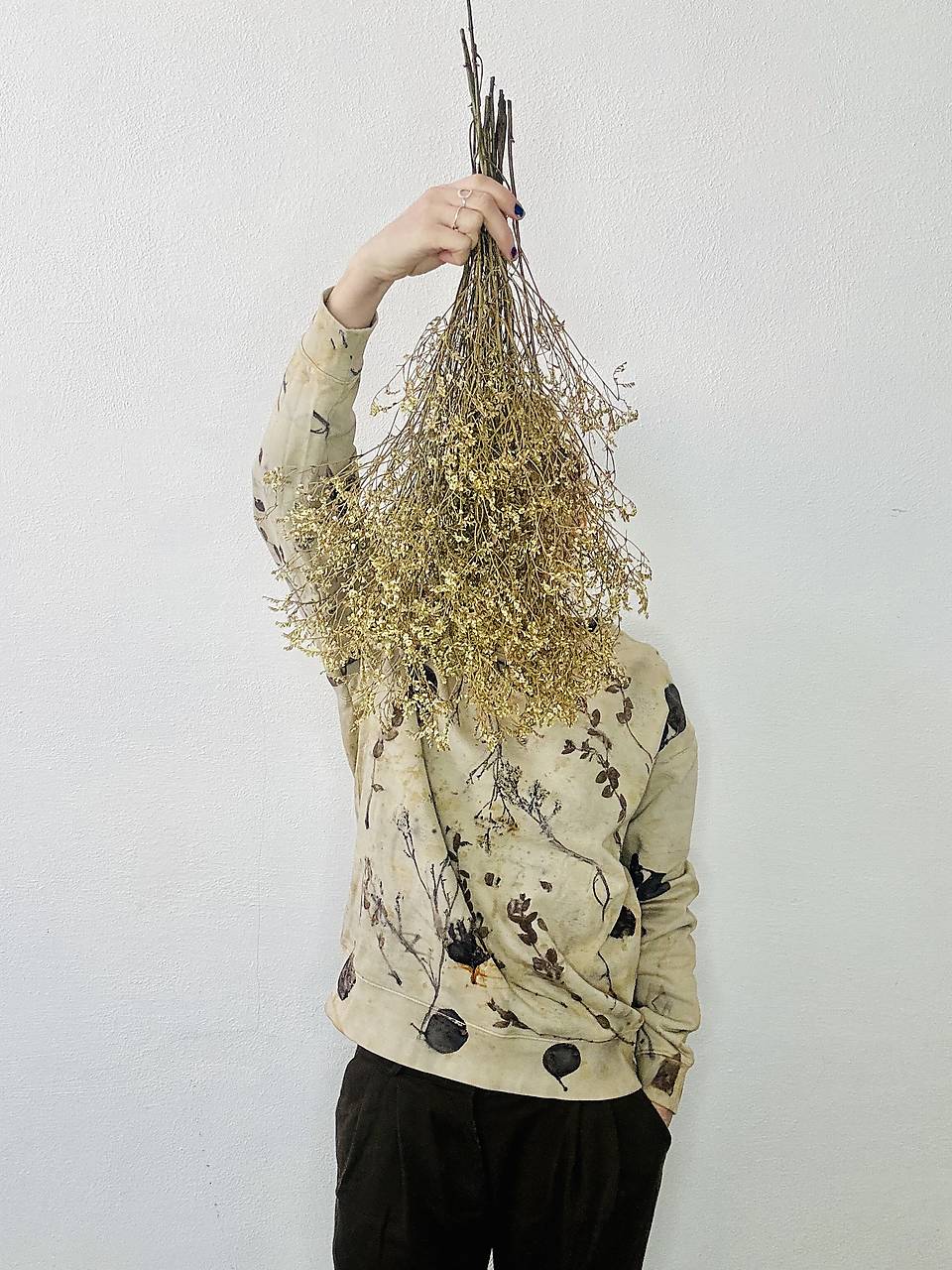 mikina ecoprint svetla