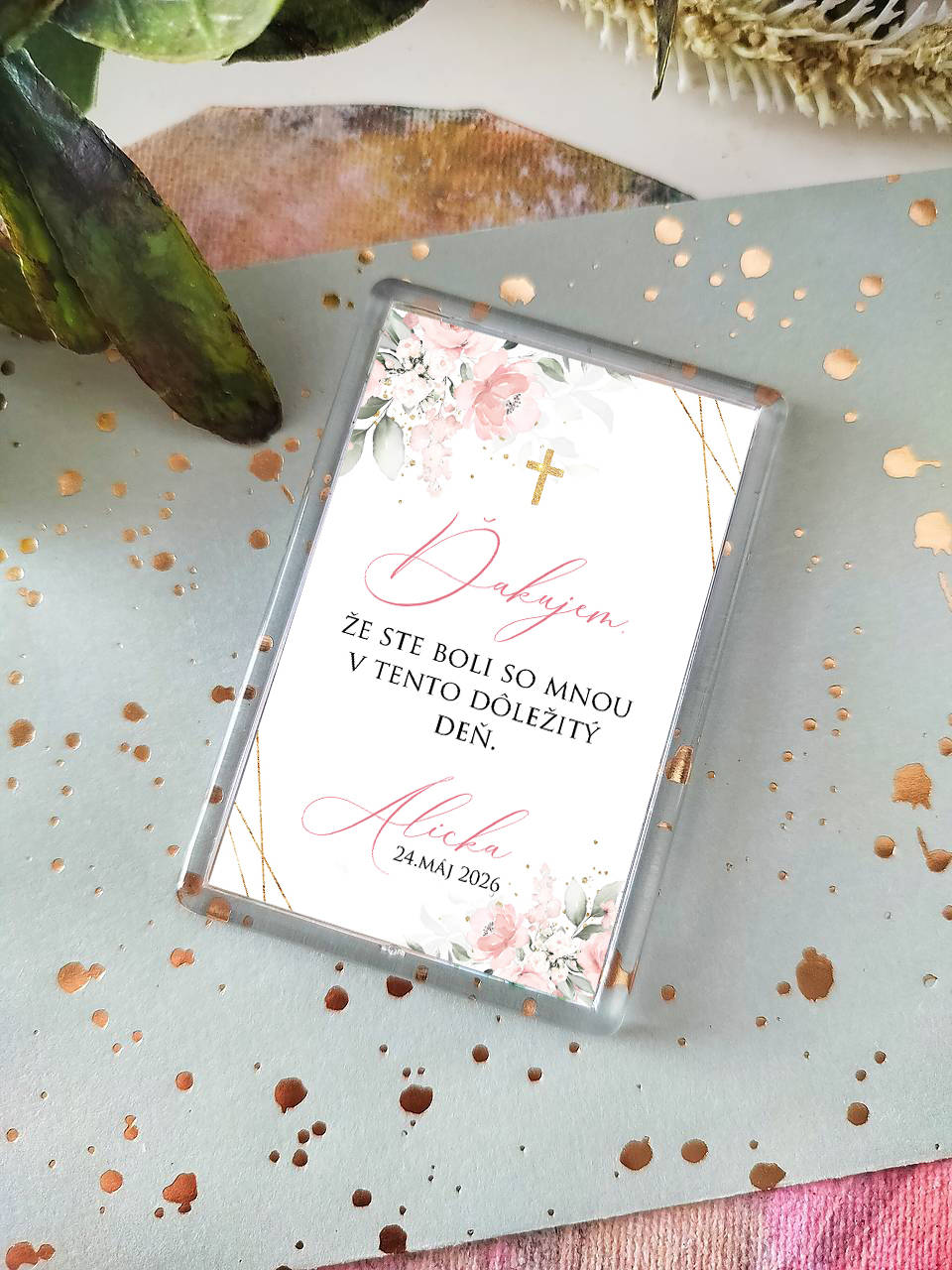 Magnetka pre hostí na 1.sv. prijímanie, krst