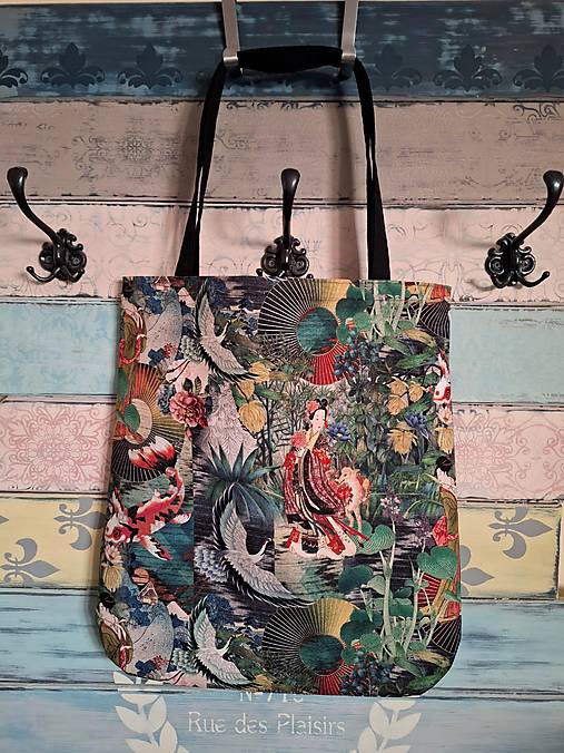 Nákupné tašky - Nákupní taška Japonská zahrada - 18223103_