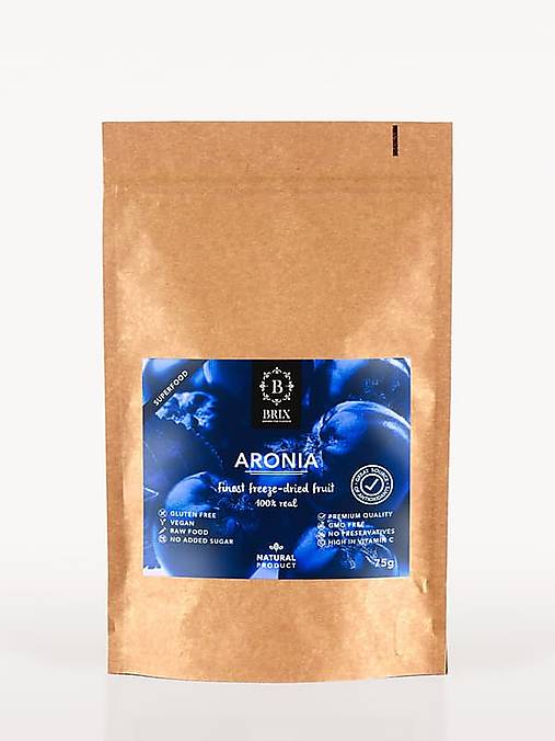 Mrazom sušená arónia