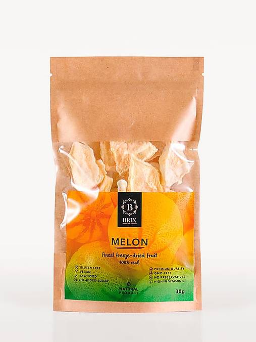 Mrazom sušený melón Cantaloupe (30 g)