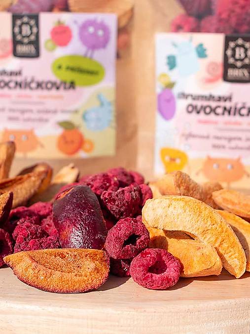 Ovocníčkovia a zvieratká – jahoda, banán, čučoriedka (40 g)