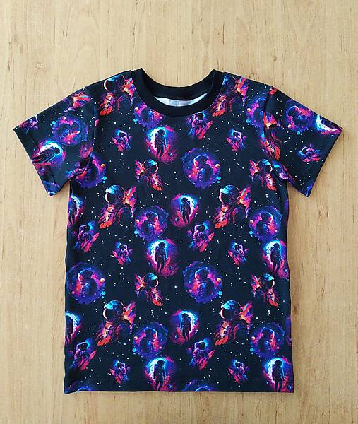 Detské oblečenie - Tričko astronauti - 18224282_