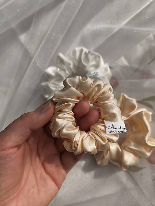 Ozdoby do vlasov - Scrunchies - 18224245_