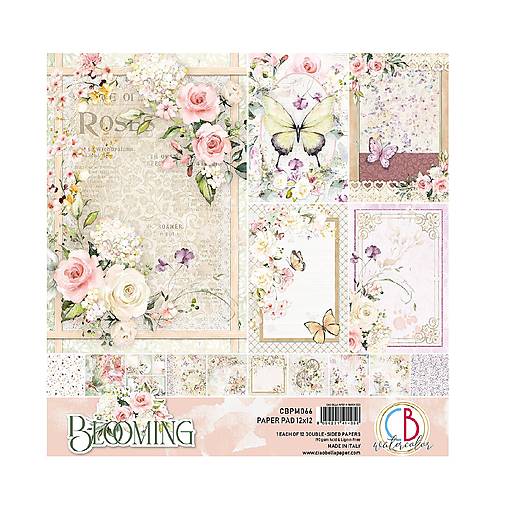 Papier - Ciao Bella Blooming scrapbook papier 12x12 - 18227415_