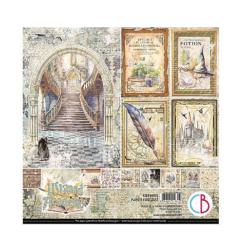 Papier - Ciao Bella Wizard Academy scrapbook papier 12x12 - 18227546_