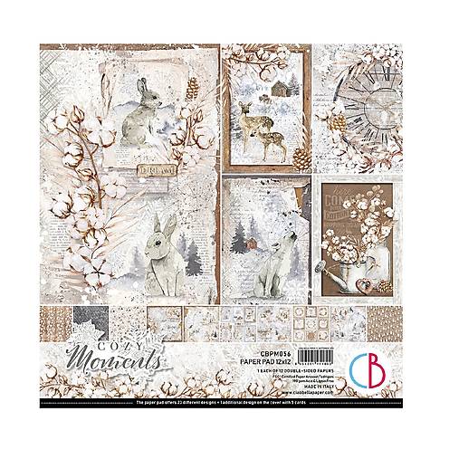 Papier - Ciao Bella Cozy Moments scrapbook papier 12x12 - 18227881_