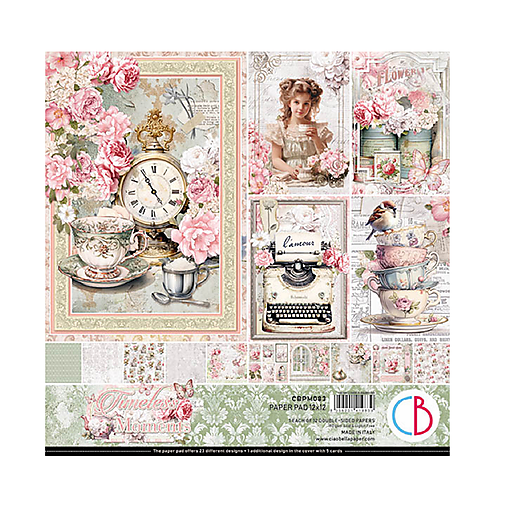 Papier - Ciao Bella Timeless Moments scrapbook papier 12x12 - 18227902_