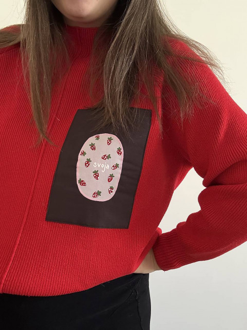 Upcyklovaný sveter SVOJA