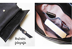 Batohy - Trinity street backpack černý s černým kováním - 18226714_