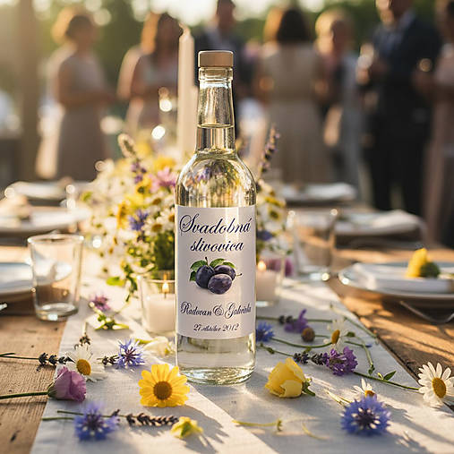 Nálepky na flaše 4,5x3,6 / 6x4 / 7,5x10 cm