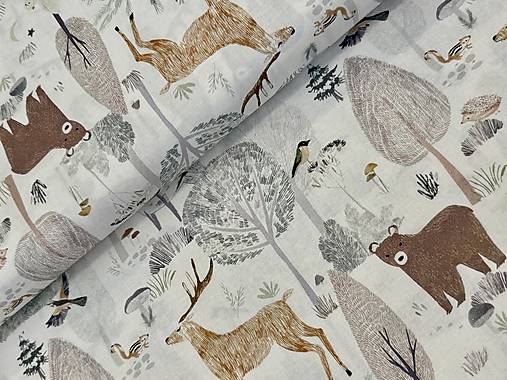 100% BAVLNA/ ZVIERATKA V LESE