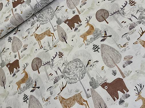 100% BAVLNA/ ZVIERATKA V LESE