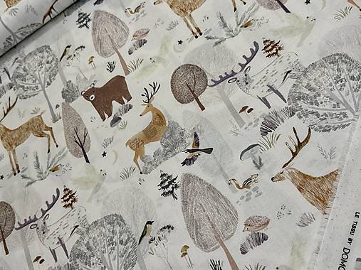 100% BAVLNA/ ZVIERATKA V LESE