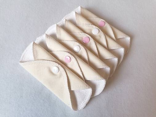 Úžitkový textil - EKO Lady MINI intimka biobavlnená - 15 cm Set 6 kusov - 18225652_