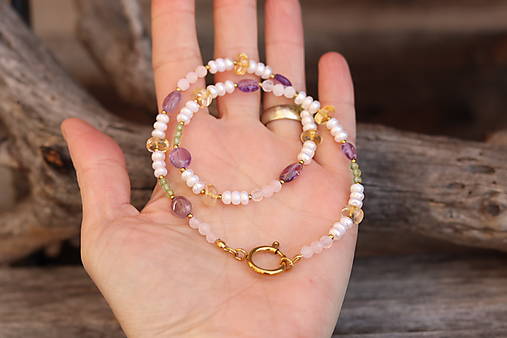 Náhrdelník perly, mix