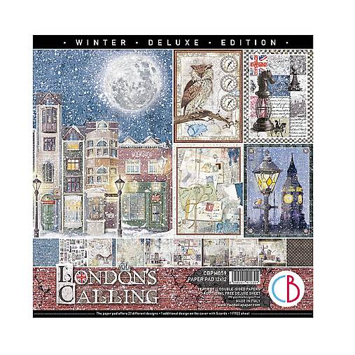 Papier - Ciao Bella London's Calling scrapbook papier 12x12 - 18228337_