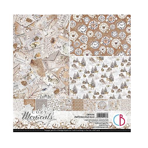 Papier - Ciao Bella Cozy Moments scrapbook papier 12x12 - 18229348_