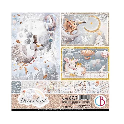 Papier - Ciao Bella Dreamland scrapbook papier 8x8 - 18229576_