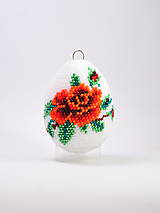 Dekorácie - Veľkonočné vajíčko Ružička II - 18229746_