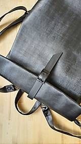 Batohy - Trinity street backpack černý s černým kováním - 18228174_