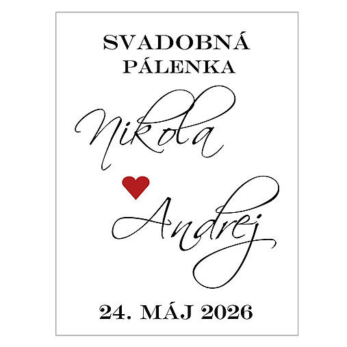 Nálepky na flaše, výslužky