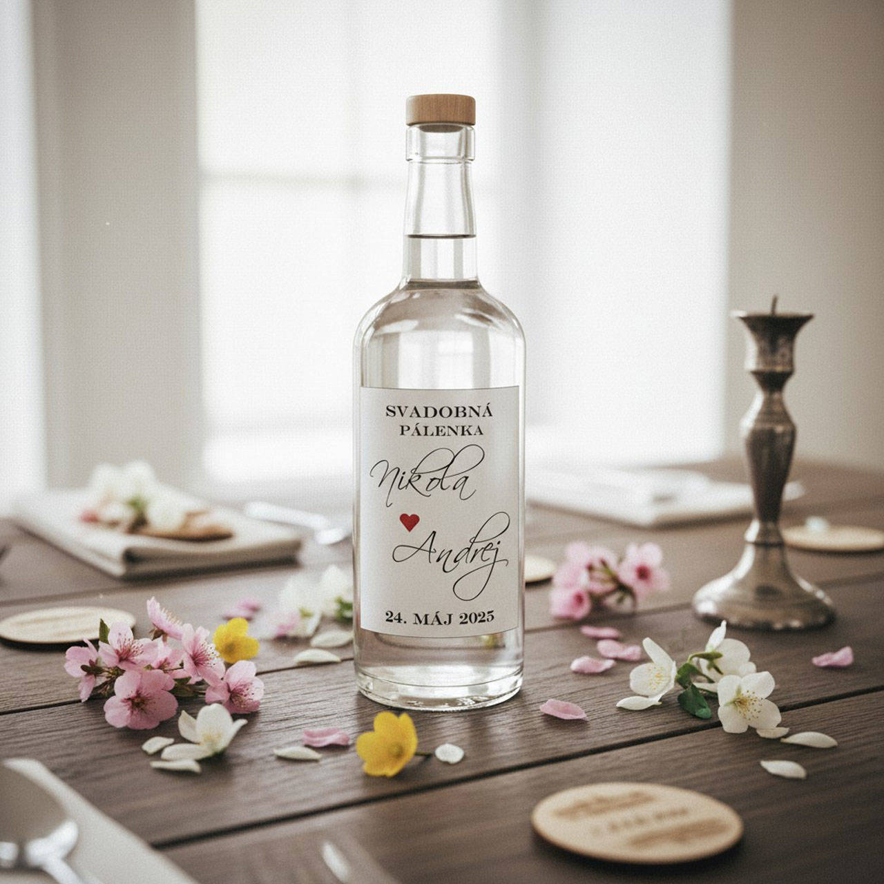 Nálepky na flaše, výslužky