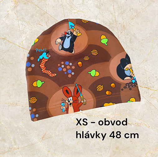 Detské čiapky - Detská jarná čiapka / obvod 48cm - 18228739_