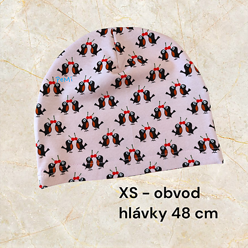 Detské čiapky - Detská jarná čiapka / obvod 48cm - 18228833_