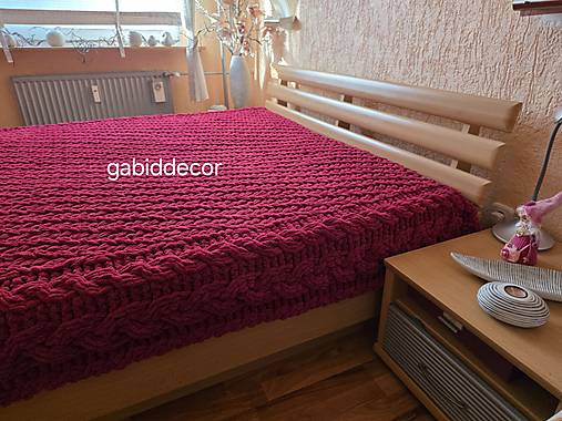 Jemnučká deka puffy, prehoz na manželské postele