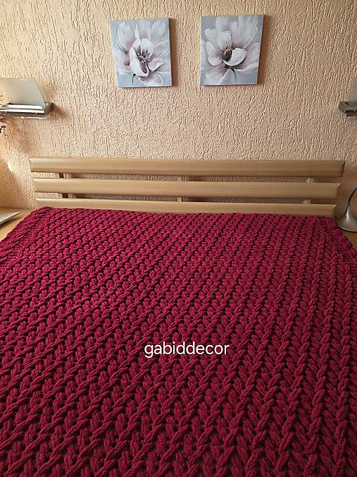 Jemnučká deka puffy, prehoz na manželské postele