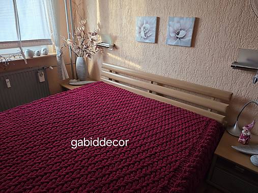 Jemnučká deka puffy, prehoz na manželské postele