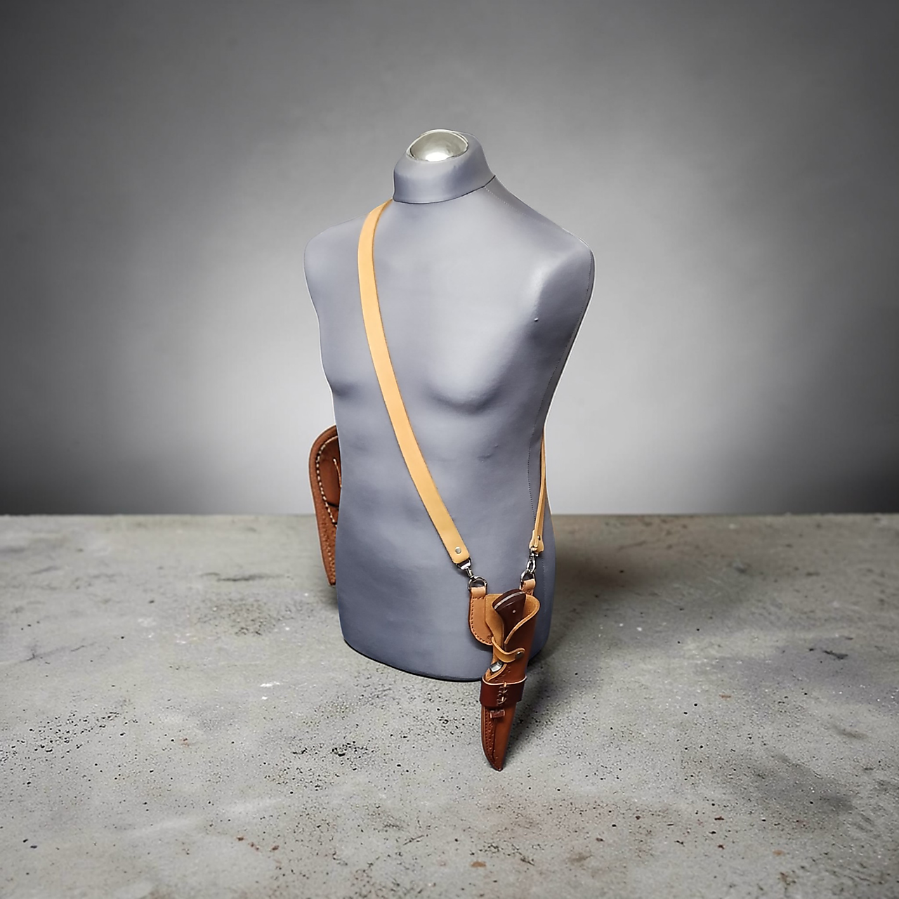 Kožený popruh na zavesenie púzdra s nožom.