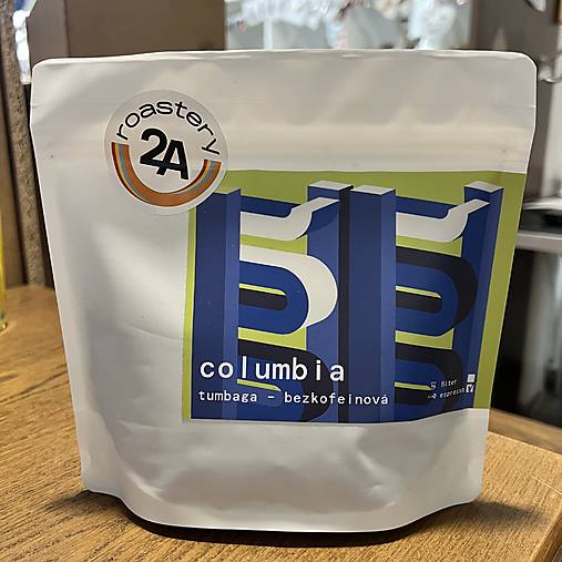 Káva 2A roastery Columbia Tumbaga - bezkofeínová (200 g)