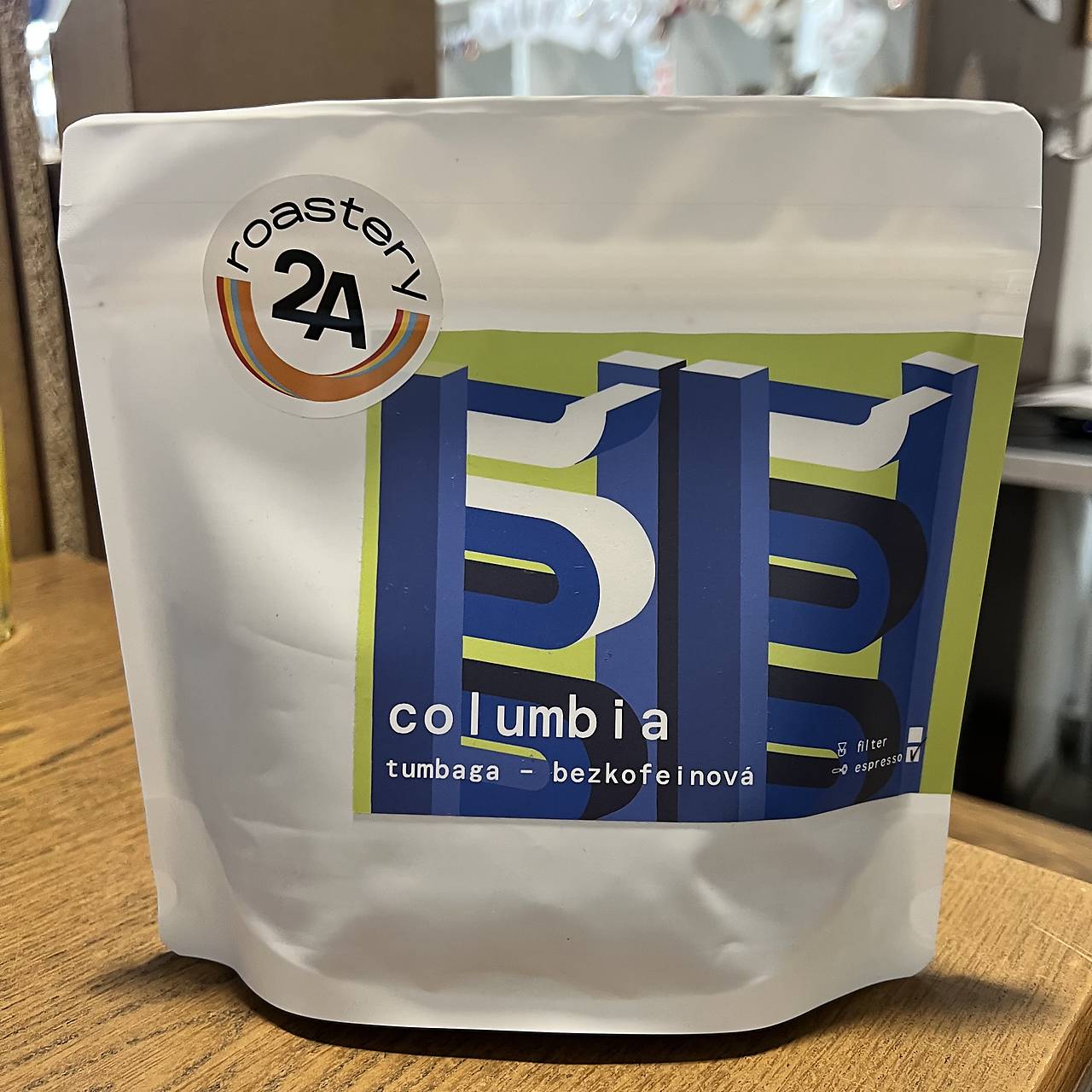 Káva 2A roastery Columbia Tumbaga - bezkofeínová (200 g)