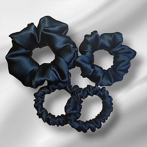 4-dielna sada gumičiek z pravého hodvábu SilkByAG